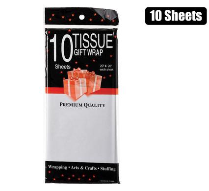 Paper Tissue 50 x 66cm 10xshts White