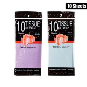 Paper Tissue 50 x 66cm 10xshts Blue/lilac