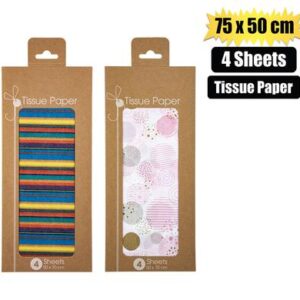 Paper Tissue 75 x 50cm 4shts Pattern