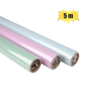 Gift Wrap 700mmx 5m Solid Pastel Colors