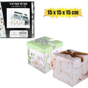 Giftbox Flat Pack 15 x 15 x 15cm Female/gen