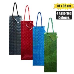 Gift-bag Hologram Wine 10 x 33cm Gloss