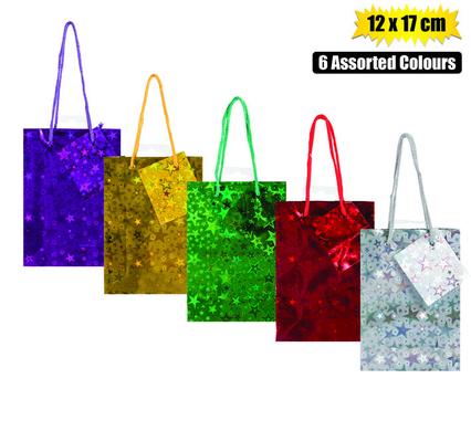 Gift-bag Metallic Paper Sml 12 x 17cm Matt