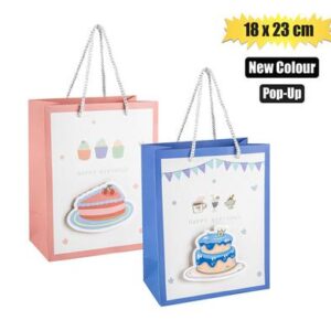Gift-bag Paper Medium 18 x 23cm Pop-up