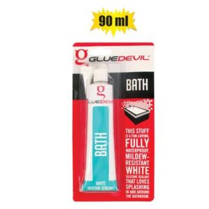 Glue-devil Silicone 90ml Bath (white)