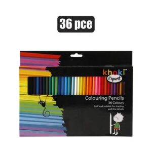 Khoki Expert Pencil Crayon Expert 36-piece (Arts & Crafts)