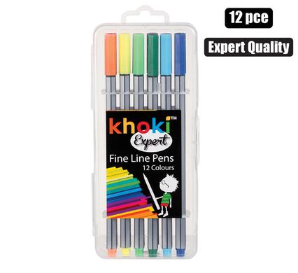 Khoki Expert Fineliner Pens Expert 12-piece (Arts & Crafts)