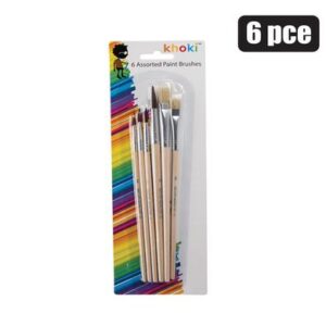 Khoki Paint Brushes Artist 6-piece (Arts & Crafts)