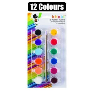 Khoki Paint Water Based Poster 12col (Arts & Crafts)