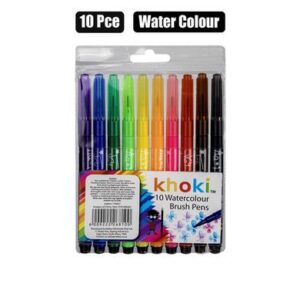 Khoki Brush Tip Watercolor Pens 10-piece (Arts & Crafts)