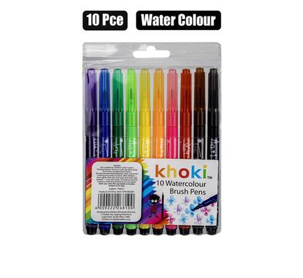 Khoki Brush Tip Watercolor Pens 10-piece (Arts & Crafts)