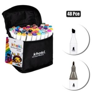 Khoki Dual Nib Art Markers 48-piece (Arts & Crafts)