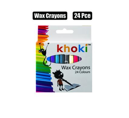 Khoki Crayons Wax Regular 24-piece (Arts & Crafts)