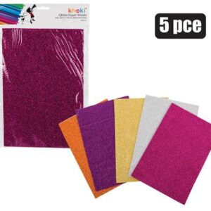 Khoki Accessories Glitter Foam 5-piece (Arts & Crafts)
