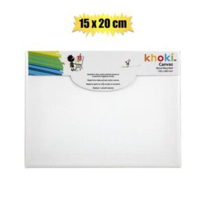 Khoki Canvas Wood Mount 15 x 20cm (Arts & Crafts)
