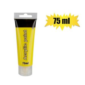 Paint Acrylic 75ml Yellow (Arts & Crafts)