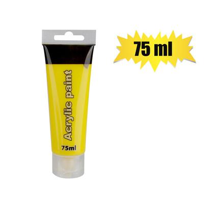 Paint Acrylic 75ml Yellow (Arts & Crafts)