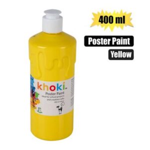 Khoki Paint Poster 400ml Yellow (Arts & Crafts)