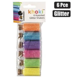 Khoki Glitter 6-piece Glass (Arts & Crafts)