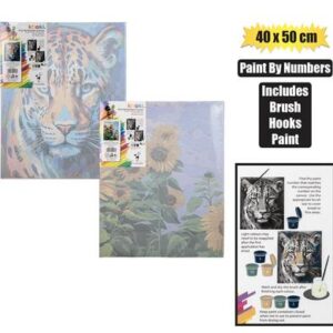 Khoki Paint-by-number Canvas 40 x 50cm (Arts & Crafts)
