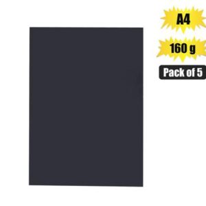 Butterfly Board A4 160g Sheet Black 10pk (Arts & Crafts)
