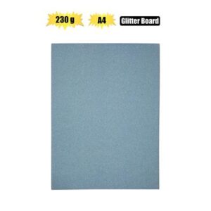 A4 Glitter Board 230gsm Blue L (Arts & Crafts)