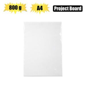 A4 Project Board 1mm White (Arts & Crafts)