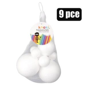 Khoki Accessories Poly Balls 9-piece (Arts & Crafts)
