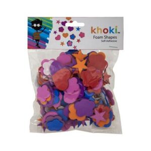 Khoki Foam Accesory Star/heart (Arts & Crafts) – Assorted