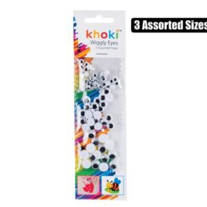 Khoki Wiggly Eyes 3 Sizes (Arts & Crafts) – Assorted