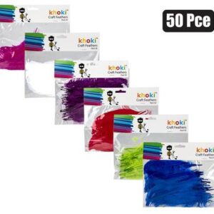 Khoki Accessories Feathers 50-piece (Arts & Crafts)