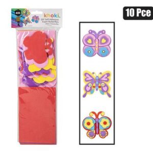 Khoki Foam Butterflies 10-piece (Arts & Crafts)