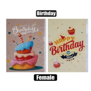 Greeting Card & Envelope Birthday - Female (3)