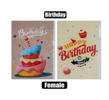 Greeting Card & Envelope Birthday - Female (3)
