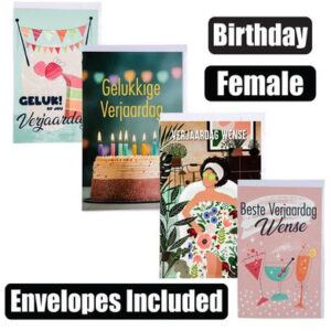 Greeting Card & Envelope Birthday - Female African