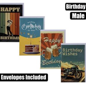 Greeting Card & Envelope Birthday - Male
