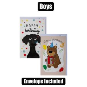Greeting Card & Envelope Birthday - Boy