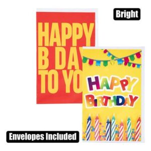 Greeting Card & Envelope Birthday - Brights (2)