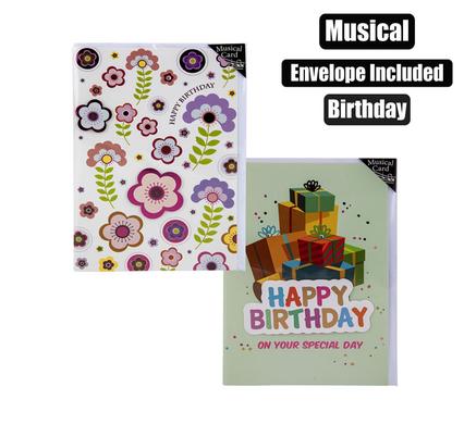 Greeting Card & Envelope Birthday - Musical (3)