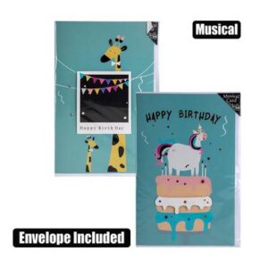 Greeting Card & Envelope Birthday - Musical (4)