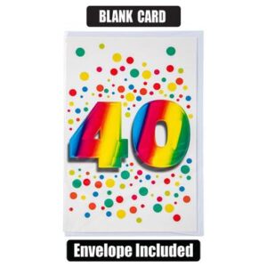 Greeting Card & Envelope Milestone (40)