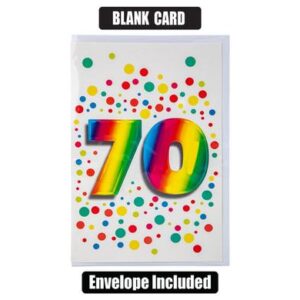 Greeting Card & Envelope Milestone (70)