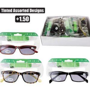 Reading Glass Tinted Strength: & 1.5 – Assorted