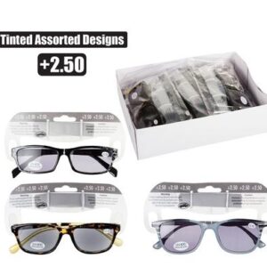 Reading Glass Tinted Strength: & 2.5 – Assorted