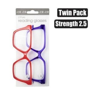 Reading Glass Twin Packs strngth:2.5