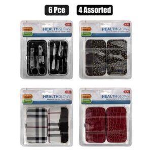 Health Glow Nail Manicure Set 6-piece in Clip Case