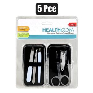 Health Glow Nail Manicure Set 5-piece & Bag Blister H/glow