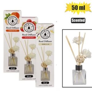 Diffuser Set 50ml & Flower Sticks