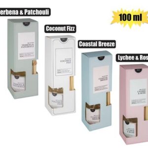 Diffuser Set 100ml & Sticks Reed Assorted