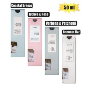 Diffuser Set 50ml & Sticks Reed Assorted